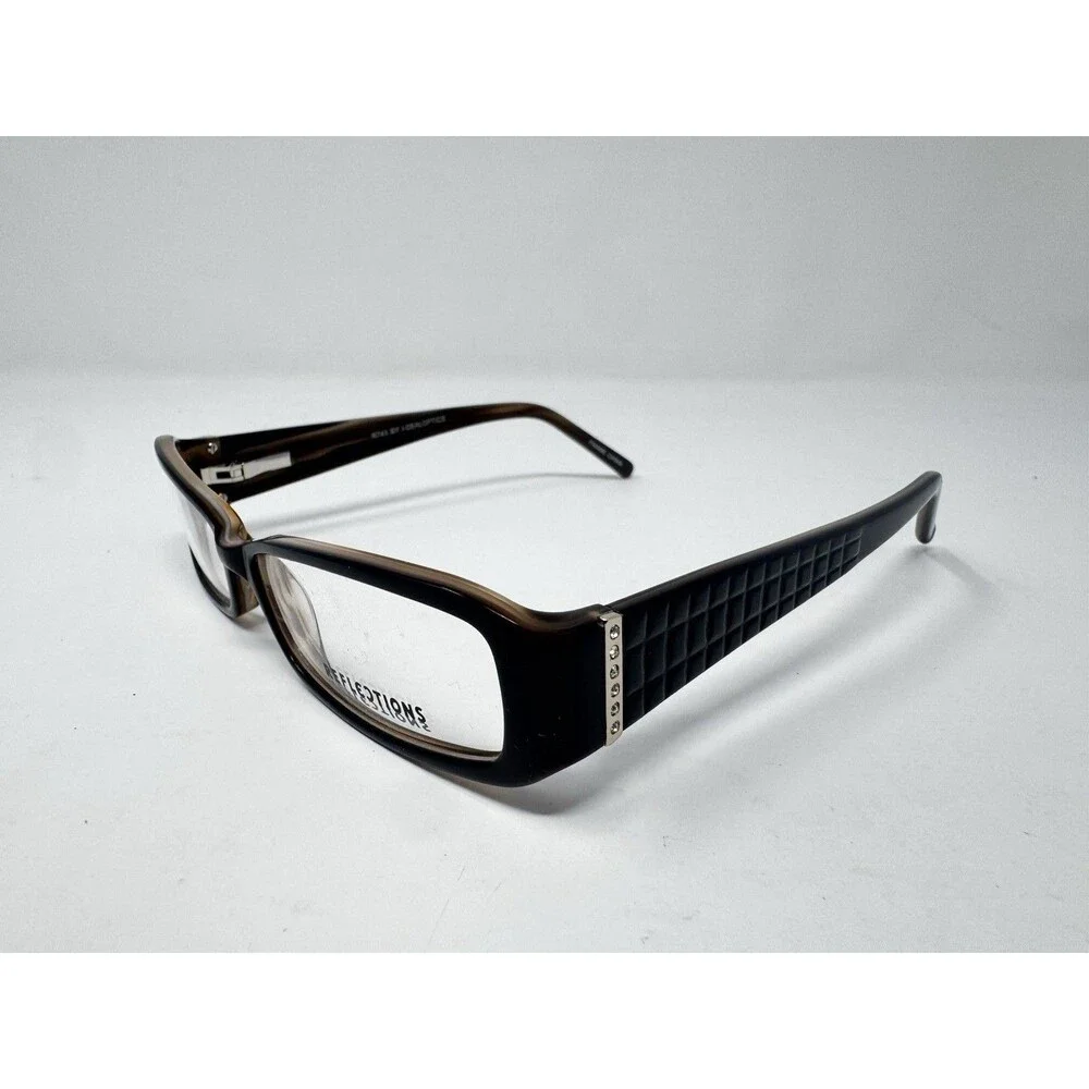 Reflections R741 I-Dealoptics Brown Eyeglass Frames New Old Stock 53-14-135